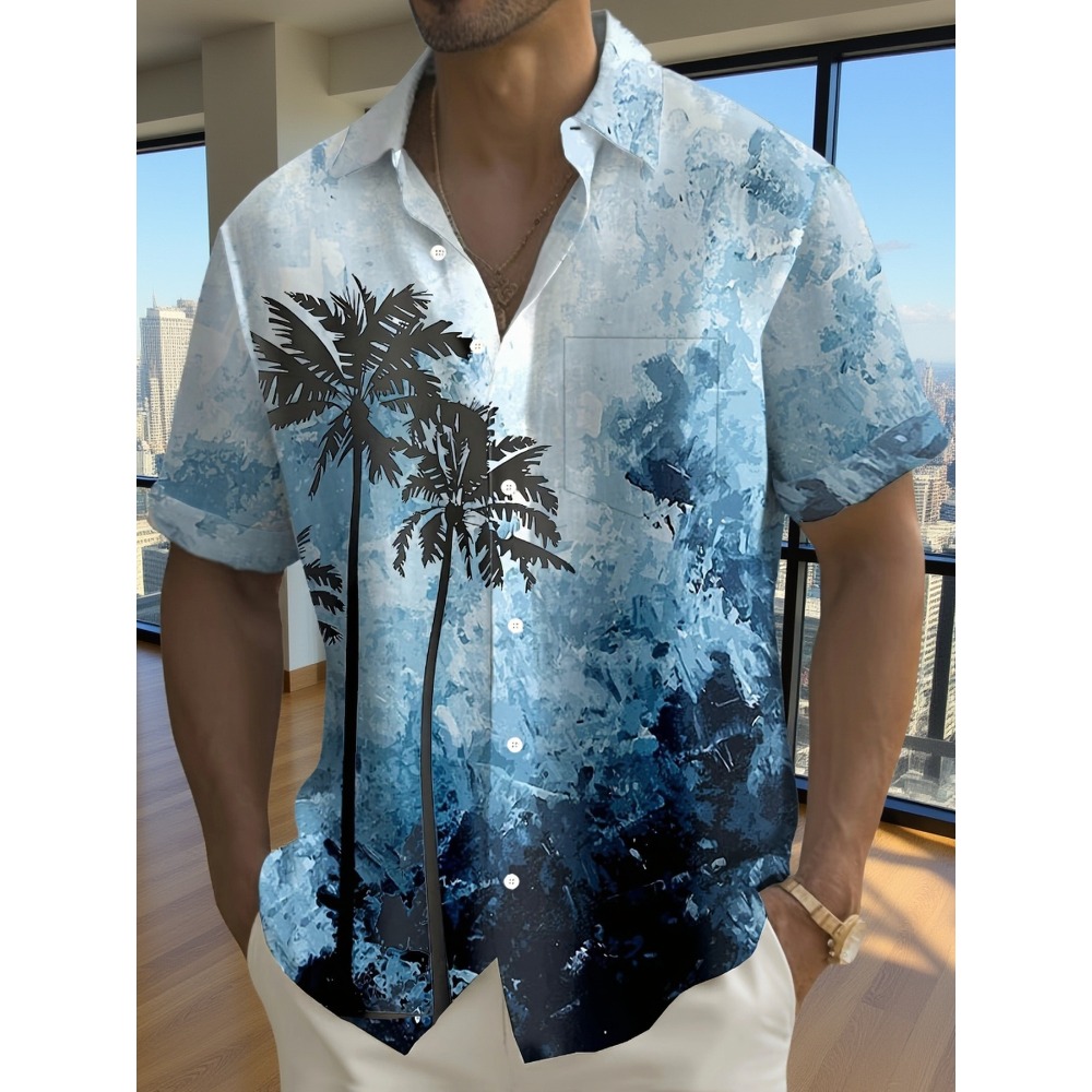 Minimal Ink Texture Lapel Reso - Resort Shirt Floral recensie en prijs