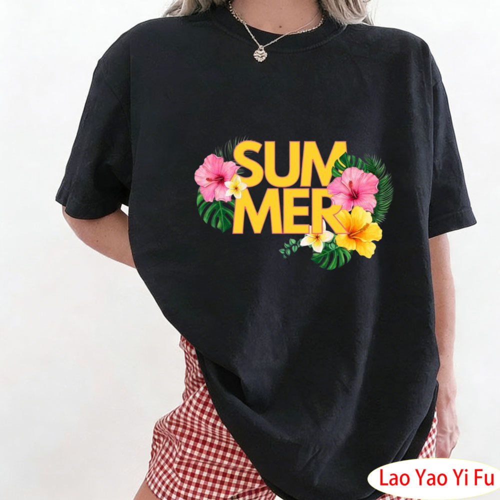 Zomer T-shirt met tropische bl - Bucket Hat Straw recensie en prijs