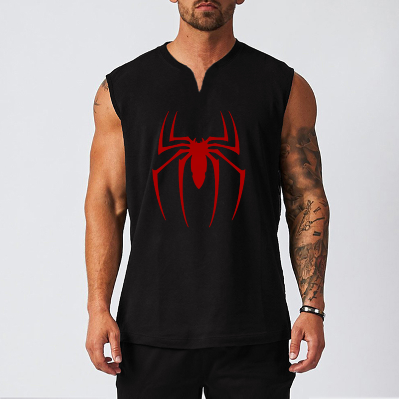 Red Spider Print Gym Fitness T - Bucket Hat Straw recensie en prijs