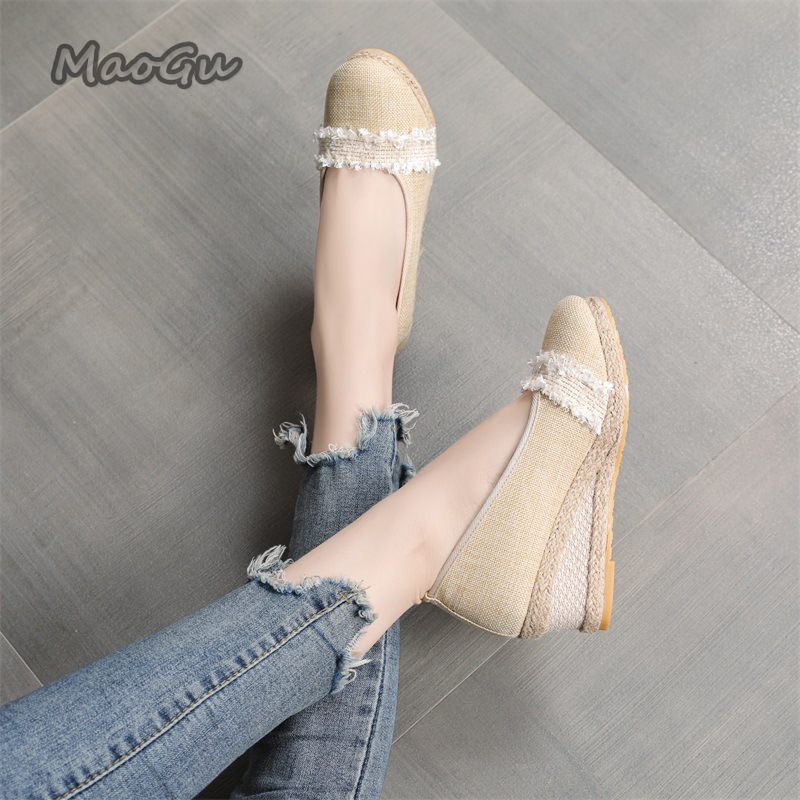 Dames Espadrille Wedges Schoen - Espadrille Slip On recensie en prijs