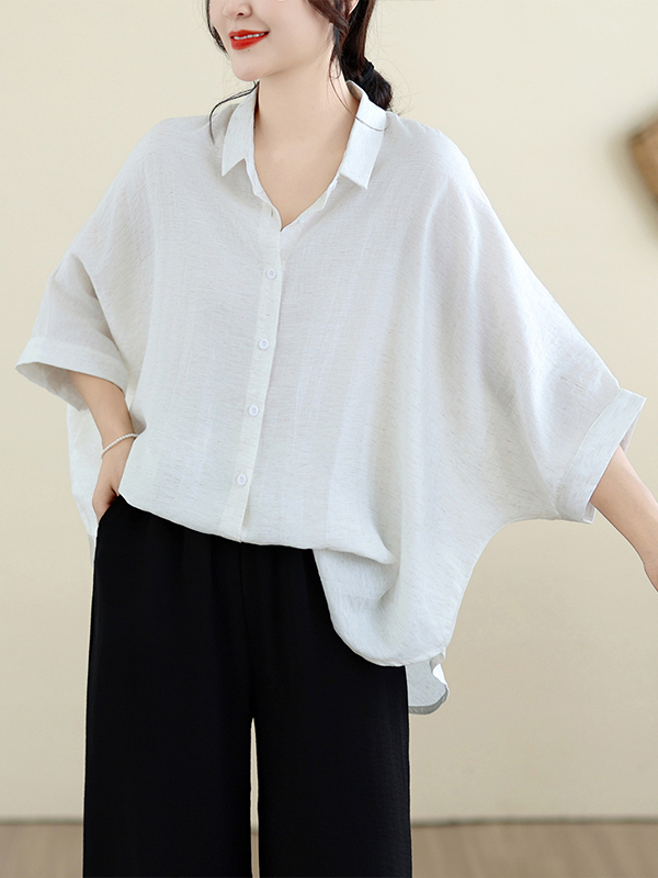 Losvallend katoenen linnen ove - Linen Shirt Breathable recensie en prijs