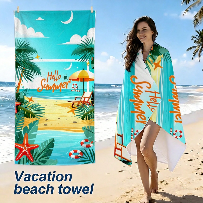 Boho Bloemen Conch Palmblad Pr - Beach Towel Large recensie en prijs