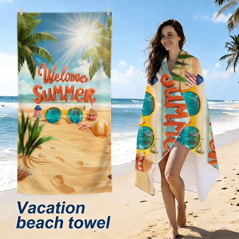 Boho Bloemen Conch Palmblad Pr - Beach Towel Large recensie en prijs