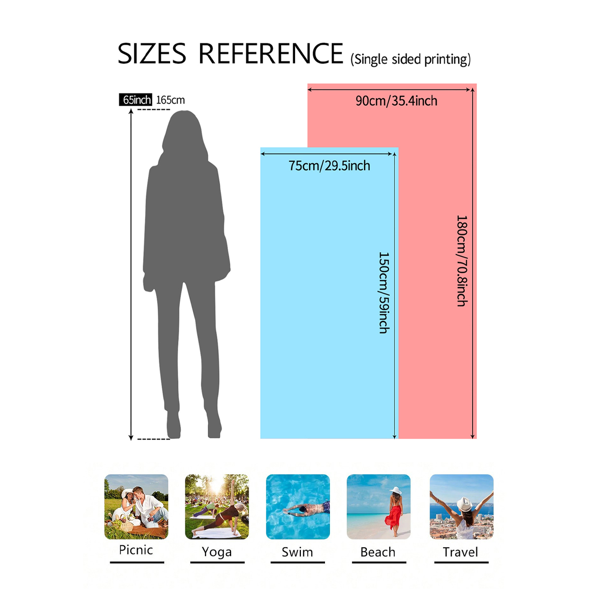 1pc Boheemse grote strandlaken - Beach Towel Large recensie en prijs