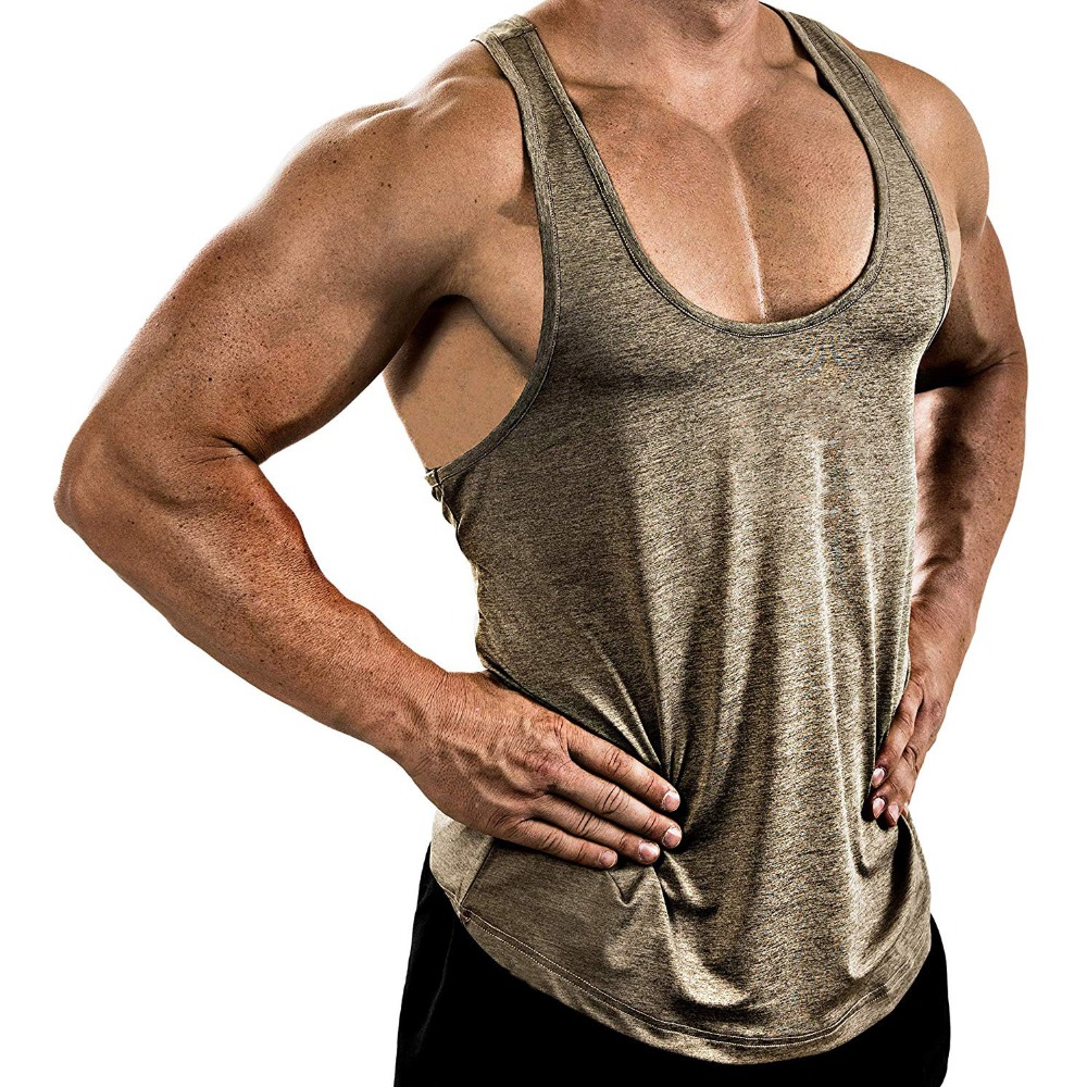 Herenshirt, effen kleur, V-hal - Tank Top Muscle recensie en prijs