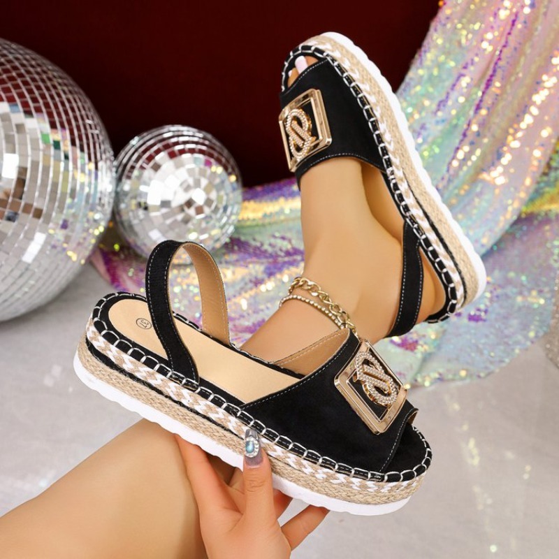 Damesplatform espadrillesandal - Espadrille Slip On recensie en prijs