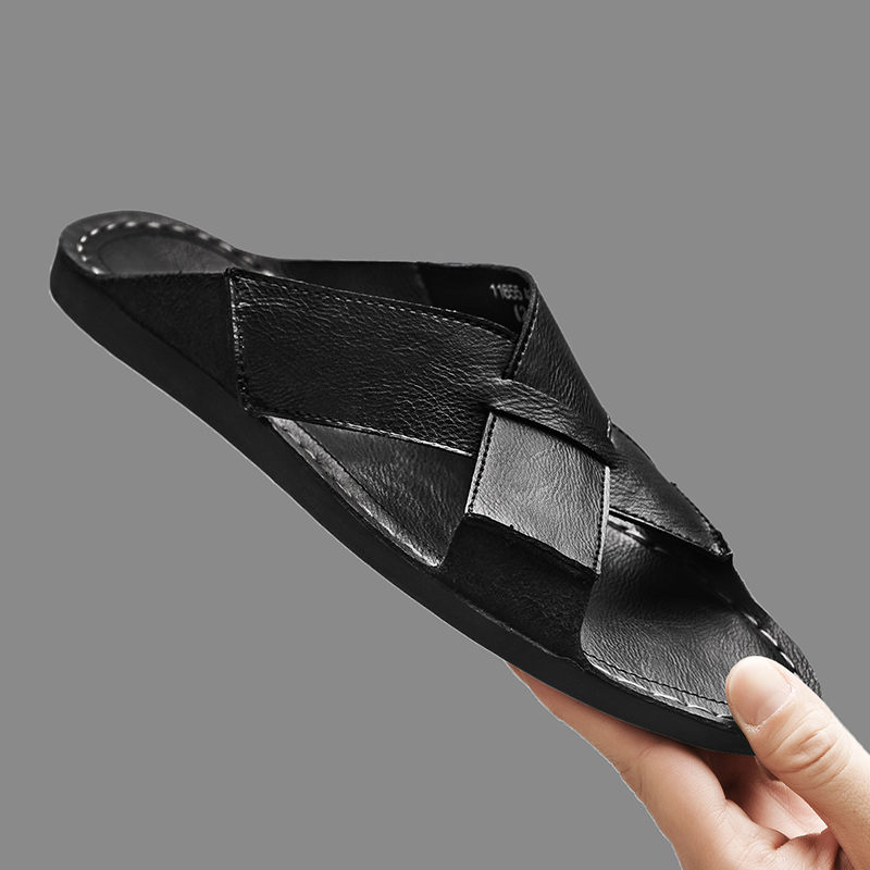 Mode Echt Leer Mannen Slippers - Flip Flop Leather Men recensie en prijs