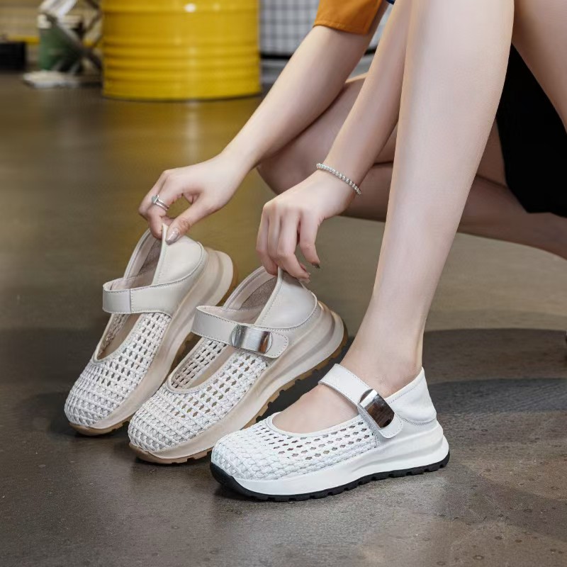 Dames echt lederen gevlochten  - Espadrille Slip On recensie en prijs