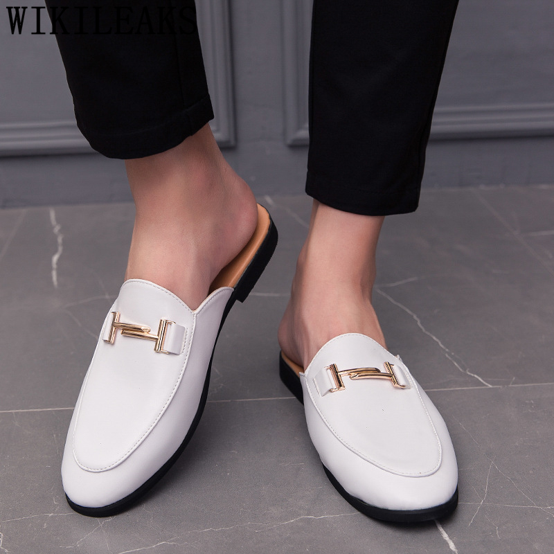 Zwarte Half Schoenen Voor Mann - Flip Flop Leather Men recensie en prijs