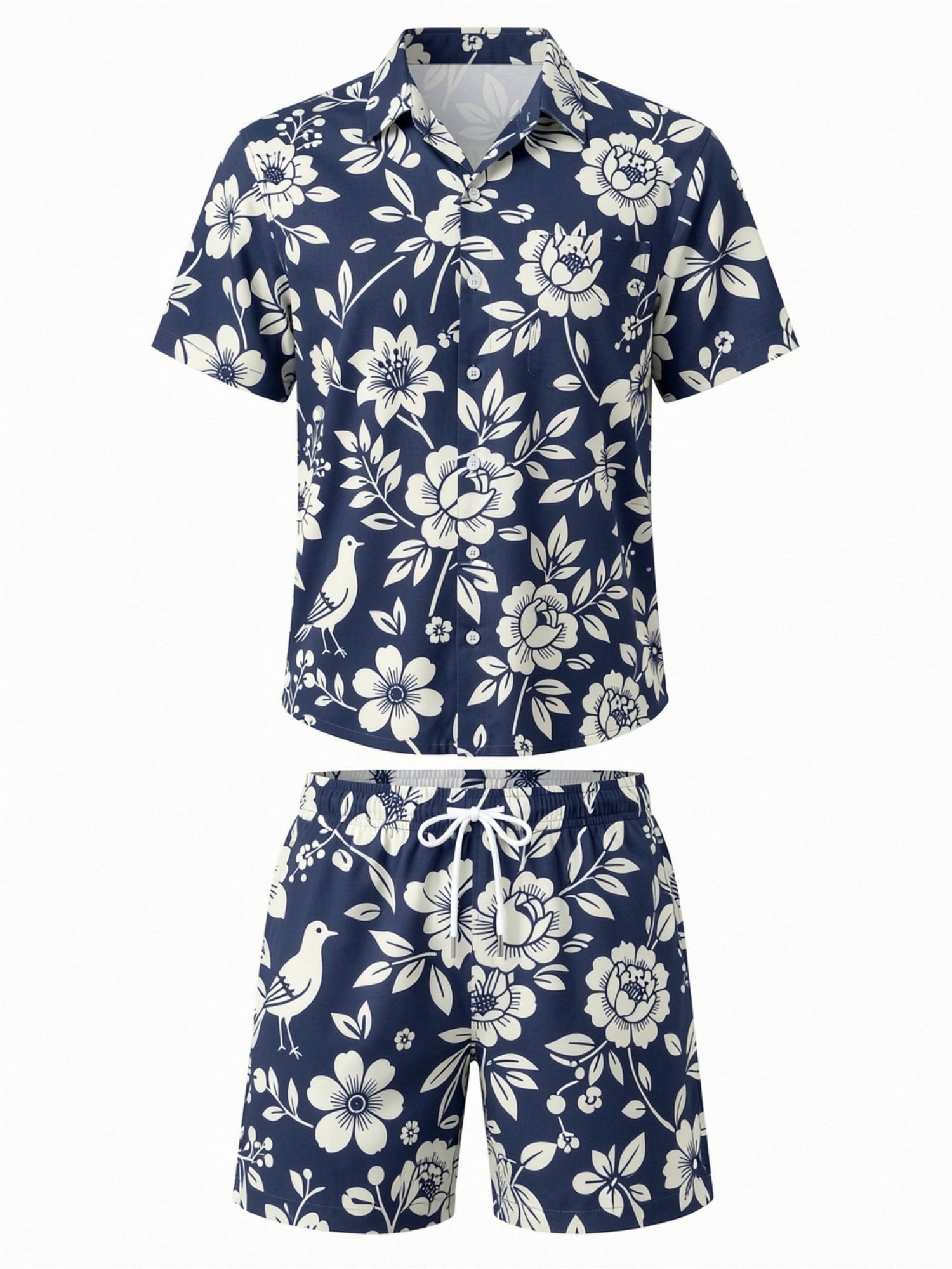 Heren bloemenhemd met korte mo - Resort Shirt Floral recensie en prijs