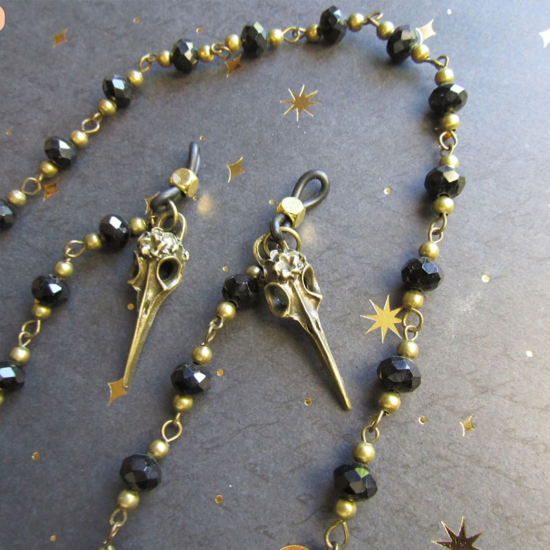 Gothic Sierlijke Raven Verklar - Sunglass Retainer Cord recensie en prijs