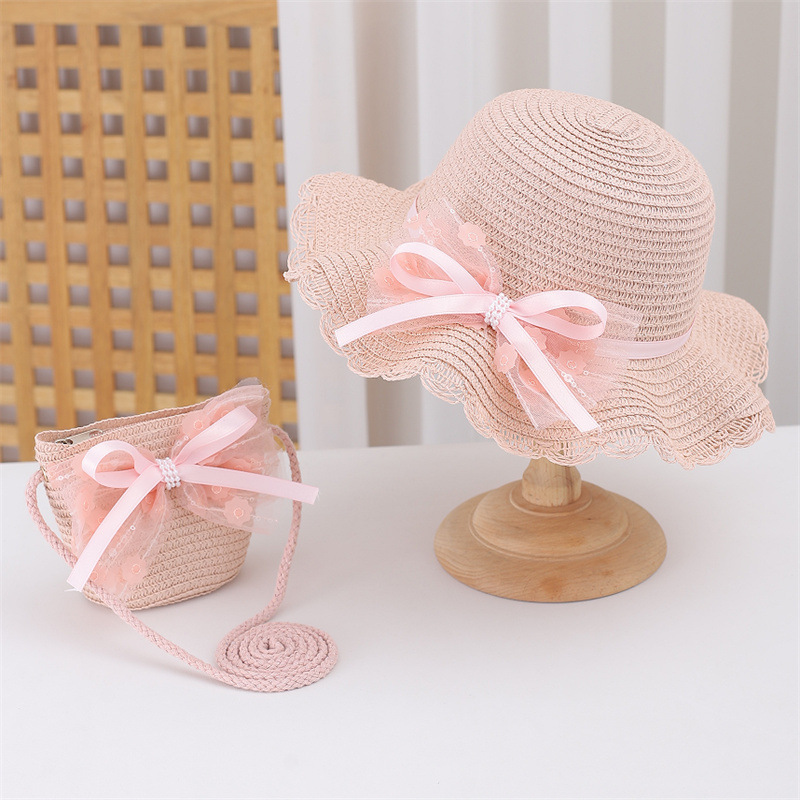 Kid Baby 2-delige set strohoed - Bucket Hat Straw recensie en prijs