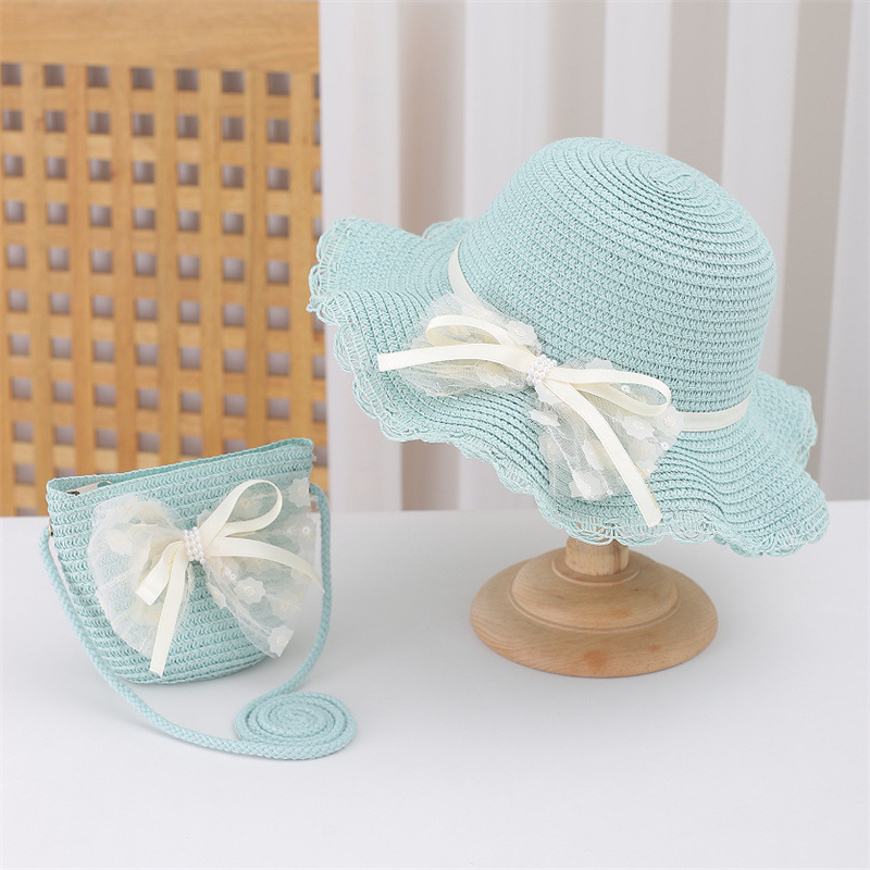 Kid Baby 2-delige set strohoed - Bucket Hat Straw recensie en prijs