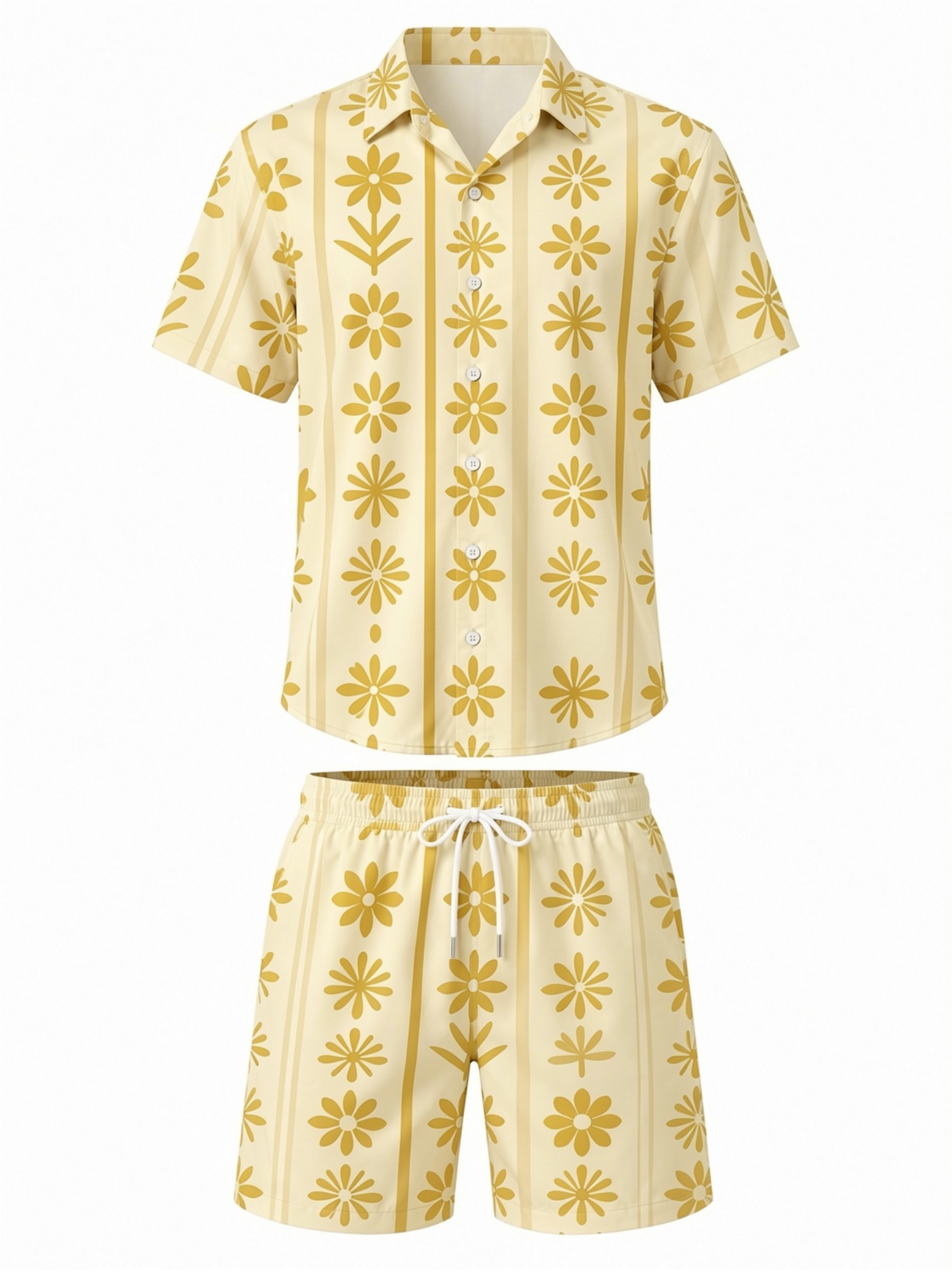 Heren overhemd met korte mouwe - Resort Shirt Floral recensie en prijs