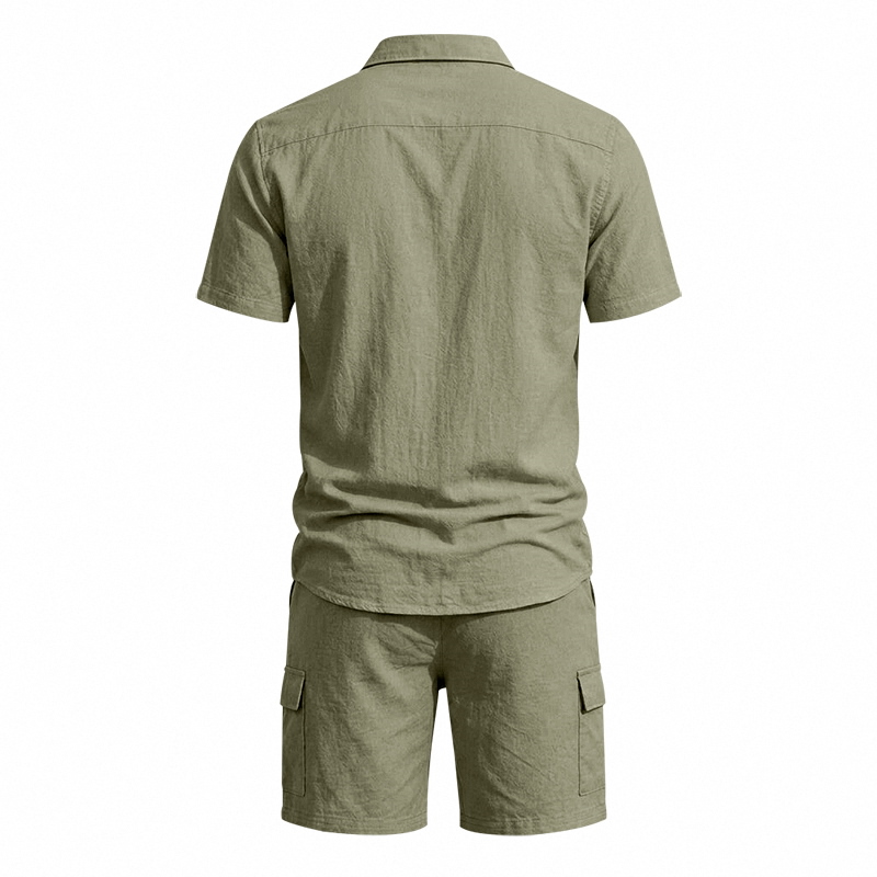 Heren zomer Amerikaans linnen  - Linen Shirt Breathable recensie en prijs
