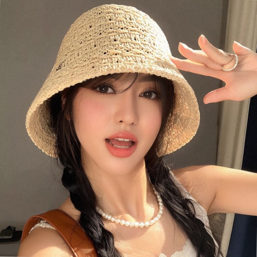 Elegante zomerhoed van stro me - Bucket Hat Straw recensie en prijs